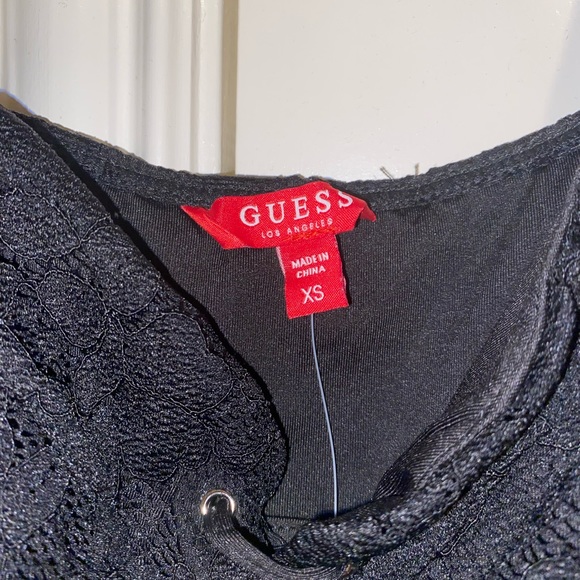 Vintage “GUESS” Lace Perplum Corset Top - Picture 3 of 5
